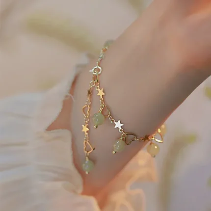 5Pcs Set Gold/Silver Color Fashion Charm Bracelet Women Retro Glossy Geometric Metal Twist Chain Bangles Bracelet Set Jewelry - Image 81