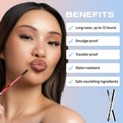 Glossy Peel-off Lip Liner High Pigmented Tattoo Peel Off Waterproof Lasting Non-fading Moisturizing Lip Lipstick Korean Brand - Image 18