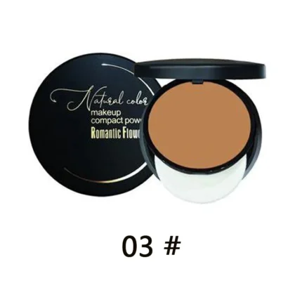 3-color Dark Powder Bronze Powder Dark Skin Foundation Oil Control Concealer Brighten The Face Create Three-dimensional Makeup - Image 12