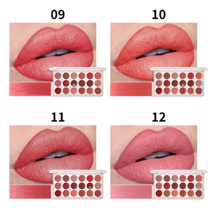 18 Colors Matte Lipstick Palette lip gloss Korean cosmetics lipsticks set makeup for women cheap make up Peel Off Lip Stain - Image 17