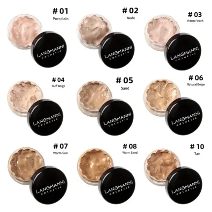 Long Lasting Full Cover Liquid Face Concealer Foundation Waterproof Makeup Base for Dark Circles & Acne Contour Cream Concealer - Image 4