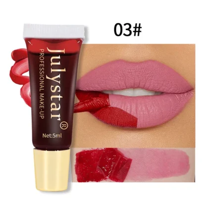 6 Colors Tear-Off Matte Liquid Lipstick Natural Mist Makeup Lip Tint Peel Off Lip Glaze Long Lasting Waterproof Gloss Cosmetics - Image 8
