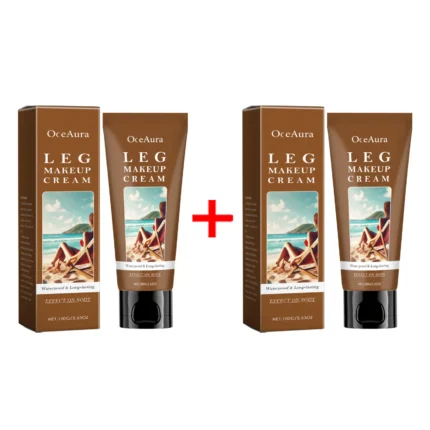 Leg Makeup Cream Concealer Long Lasting Waterproof Anti Transfer Even Skin Tone Glow Enhancer Wheat Tan Brown Foundation Lotion - Image 12
