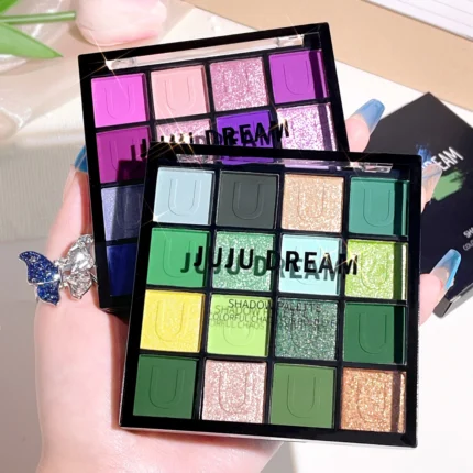 16 Colors Eyeshadow Palette, Koi Mermaid Palette, Wizard of Oz, Pearlescent Matte, Fine Glitter, Macaron Eyeshadow - Image 21