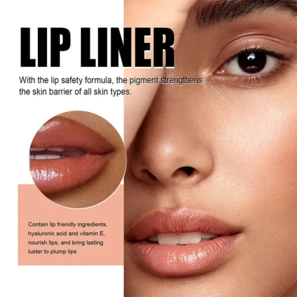 Glossy Peel-off Lip Liner High Pigmented Tattoo Peel Off Waterproof Lasting Non-fading Moisturizing Lip Lipstick Korean Brand - Image 5