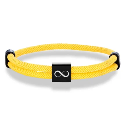 MKENDN Classic Men Infinity Bracelet Adjustable Nautical Rope Bracelets For Women Black Stainless Steel Couple Jewelry Gifts - Image 21