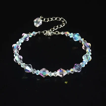 New AB Crystal Beaded Bracelets Women Sweet Temperament Handwork Bracelets&Bangles Charms Jewelry Making Men Bracelet - Image 6