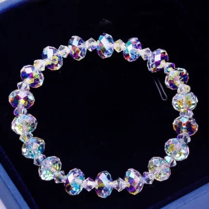 New AB Crystal Beaded Bracelets Women Sweet Temperament Handwork Bracelets&Bangles Charms Jewelry Making Men Bracelet - Image 4