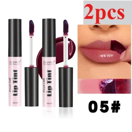 Ins Peel Off Liquid Lipstick 6 Color Waterproof Lasting Matte Pink Lip Gloss Moisturizer Tear-off Lip Stain Cosmetic Makeup Gift - Image 11