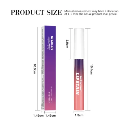 Peel-Off Tattoo Lip Gloss Peel Lipstick,Long-Lasting Waterproof No Fading Transfer Resistant Natural Lip Tint Makeup for Women - Image 6