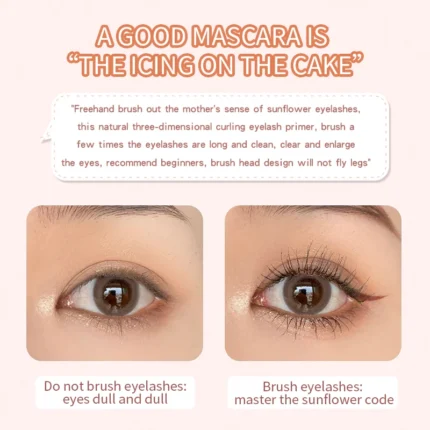 MACKANDY 3D Enhancing Lash & Mascara Primer Infused with Micro-fibers Boosts Mascara Volume, Length & Curl Long-Stay Zero Clumps - Image 6