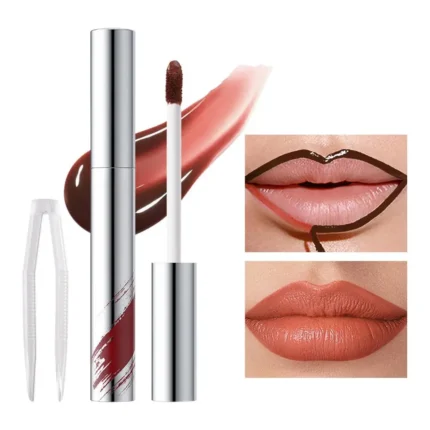 Peel Off Lip Liner Stain Long Lasting Lip Liner Matte Finish Waterproof Long Lasting Peel Off Lipgloss Lipstick Makeup for Women - Image 9