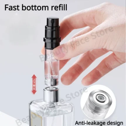 10ml 5ml Mini Bottom Filling Perfume Spray Dispenser Bottles Cosmetic Refillable Spray Atomizer Portable Liquid Container Bottle - Image 33
