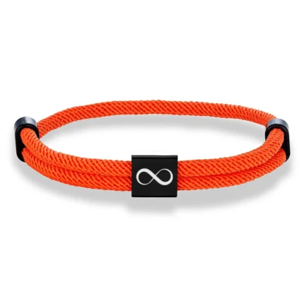 MKENDN Classic Men Infinity Bracelet Adjustable Nautical Rope Bracelets For Women Black Stainless Steel Couple Jewelry Gifts - Image 11