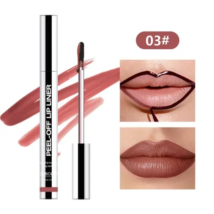 Peel-off Lip Liner Lasting Glossy High Pigmented Tattoo Peel Off Waterproof Non-fading Moisturizing Lip Lipstick Korean Brand - Image 7