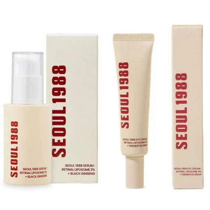 Korean 1988 Retinol Face Care Serum,Black Ginseng Niacinamide Vitamin C Moisturizing Firming Ampoule,Anti Aging Wrinkle Skincare - Image 7