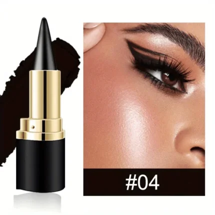 2Pcs Black&Brown Gel Eyeliner Pencil Eye Black Face Paint Sticks Makeup Set, Natural Black Eyeliner Cream Waterproof Crayon - Image 3