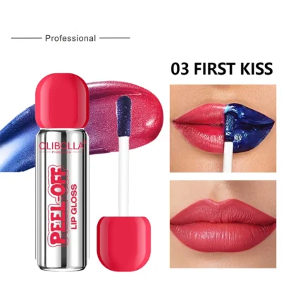 Tear-off lip gloss,long-lasting moisturizing lip gloss,easy to color,nonstick cup tear off peel off lipsticks makeup for women - Image 9
