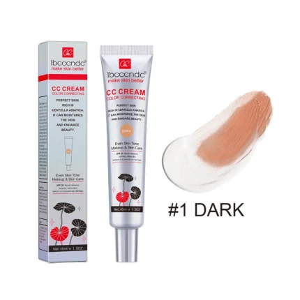 45ml Color Correcting CC Cream Facial Centella Asiatica Repair BB Cream Natural Concealer Whitening Liquid Foundation Cosmetics - Image 10
