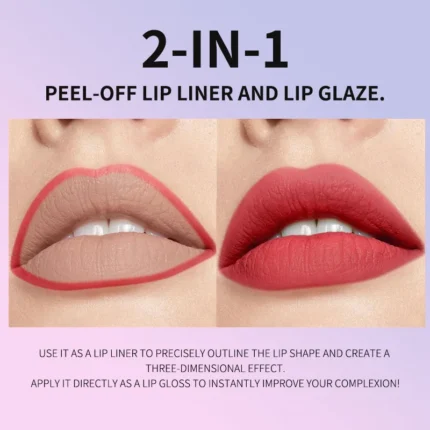 Tear-off lip gloss,long-lasting moisturizing lip gloss,easy to color,nonstick cup tear off peel off lipsticks makeup for women - Image 5
