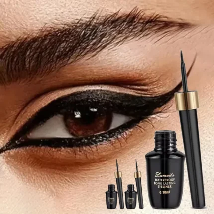 Long-lasting hard-tipped gel eye ultra-fine waterproof black liquid eyeliner pen - Image 6