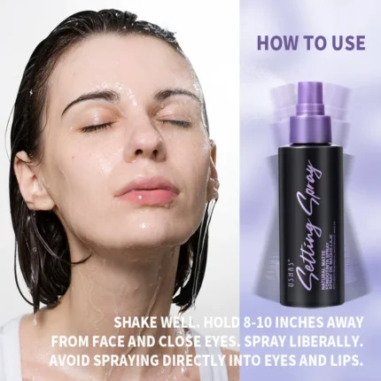 110ml Waterproof Makeup Setting Spray Long-Lasting Oil-Free Natural Finish for Face - Anti-Sweat Beauty Hold Spray - Image 9