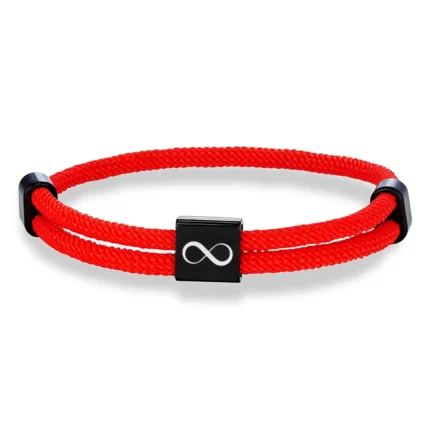 MKENDN Classic Men Infinity Bracelet Adjustable Nautical Rope Bracelets For Women Black Stainless Steel Couple Jewelry Gifts - Image 12