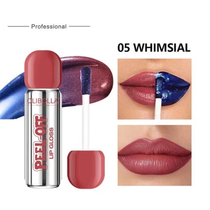 Tear-off lip gloss,long-lasting moisturizing lip gloss,easy to color,nonstick cup tear off peel off lipsticks makeup for women - Image 11