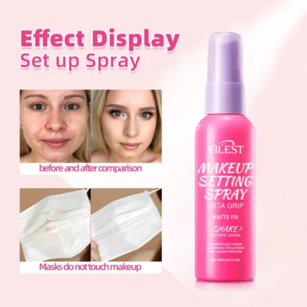 Matte Waterproof Setting Spray Glossy Matte Base Makeup Control Oil Non-Sticky Waterproof Long Lasting Make-up Fixer Spray - Image 3