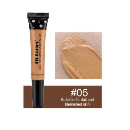 Fit Colors 8 Color Concealer Flexible Moisturizing Liquid Foundation Covering Dark Circles And Acne Spots Face Makeup Concealer - Image 10