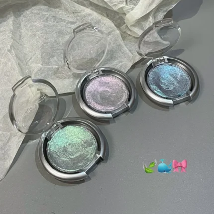 Smoky Pearl Glitter Eyeshadow Green Black Purple Shimmer Silkworm Highlight Creamy Monochrome Eye Shadow Matte Palette Makeup - Image 37