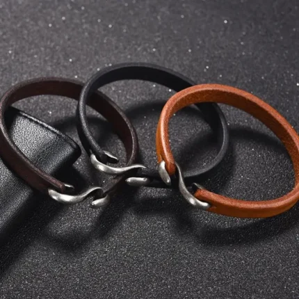 Jiayiqi Vintage Genuine Leather Wrap Cord Cuff Bracelet For Hand Wrist Wristband Men Woman Punk Bangle Couple Jewelry Gift - Image 46
