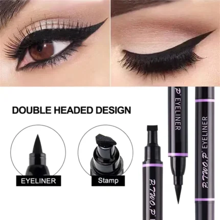 P.TWO.P Stamp Eyeliner Pencil 1 Pcs Double-ended Waterproof Quick Drying Long-Lasting Liquid Eyeliner Makeup Eyes Cosmetics Tool - Image 9