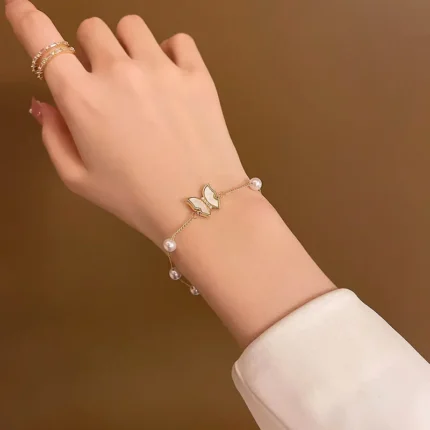 5Pcs Set Gold/Silver Color Fashion Charm Bracelet Women Retro Glossy Geometric Metal Twist Chain Bangles Bracelet Set Jewelry - Image 63