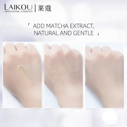 LAIKOU Matcha Exfoliating Exfoliate Peeling Gel Facial Scrub Moisturise  Nourishing Repair Scrubs Face Cream Skin Care - Image 5