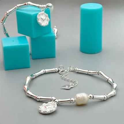 Certified 925 Sterling Silver Original  Bracelets Pearls Bamboo Knots  for Women Luxury Brand Jewelry Handicraft Beaded Gift - Image 11