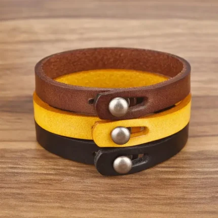 Jiayiqi Vintage Genuine Leather Wrap Cord Cuff Bracelet For Hand Wrist Wristband Men Woman Punk Bangle Couple Jewelry Gift - Image 39
