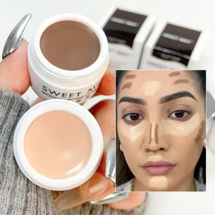 Matte Concealer Palette Cream Texture Covers Acne Marks Dark Circles Multifunction Face Makeup Lasting Brighten Face Cosmetics - Image 11