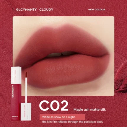 GICYMANTY Misty Matte Square Tube Lip Gloss Moisturizing Waterproof Moisturizing Not Easy To Peel Off Liquid Lipstick - Image 7