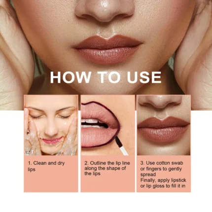 EELHOE Lip Liner Tattoo Peel off Lip Stain Matte Finish Waterproof 24-Hour Permanent Lipstick Tint for Lips Makeup Lip Liner Set - Image 21