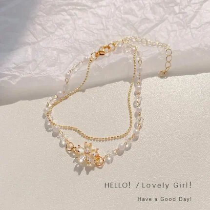 5Pcs Set Gold/Silver Color Fashion Charm Bracelet Women Retro Glossy Geometric Metal Twist Chain Bangles Bracelet Set Jewelry - Image 55