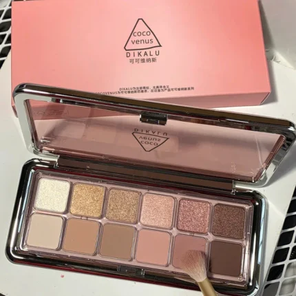 12 Color Eye Shadow Plate Matte Pearl Eyeshadow Girl Beginner Makeup Eyeshadow Tray Cosmetics makeup kit full professional - Image 7