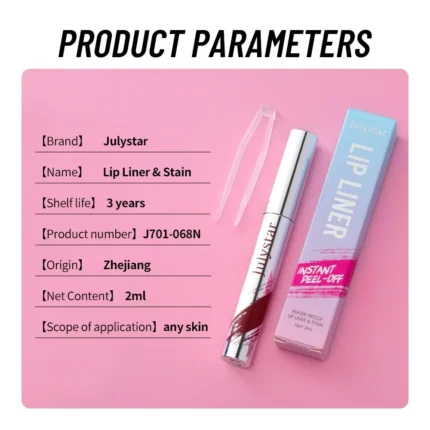 5Pcs/Set Tearing Lipgloss Peel Off Lip Liner Tattoo Waterproof Matte Lip Glaze Brown Contour Non-stick Liquid Lipstick Cosmetic - Image 13