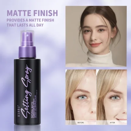 110ml Waterproof Makeup Setting Spray Long-Lasting Oil-Free Natural Finish for Face - Anti-Sweat Beauty Hold Spray - Image 12
