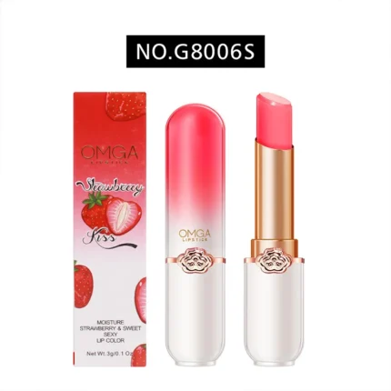 OMGA Color-Changing Lip Balm Jelly Lipstick Moisturizing Waterproof Hydrating Temperature-Sensitive Peach Flavor,Smooth Lips - Image 11