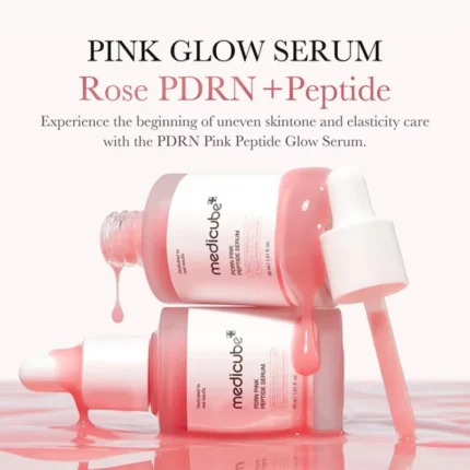 medicube Pink Peptide Collagen Ampoule Essence Whitening, Fading Spots, Moisturizing and Nourishing 30mL (Copy) - Image 9