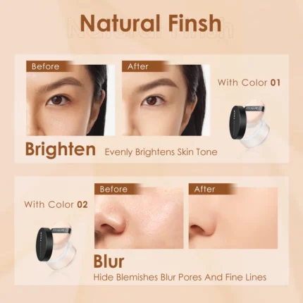Focallure Invisible Finish Loose Setting Powder Translucent Natural Soft Face Makeup Powder Oil Control Face Loose Powder - Image 4