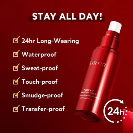 Makeup Setting Spray Long-Lasting & Oil-Free Face Mist, Lightweight Cosmetics For A Matte Finish, Hydrating & Smudge-Proof - Image 3