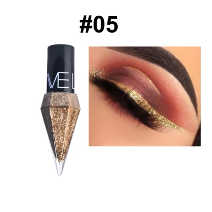 Pearlescent Diamond Liquid Eyeliner Shimmer Waterproof Long Lasting Glitter Silver Color Easy to Wear Eye Pencil Korean Makeup - Image 10