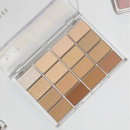 20-Color Matte Pearlescent Eyeshadow Palette Low Saturation Pink Glitter Eye Shadow Long Lasting Eye Makeup Palette Cosmetics - Image 14